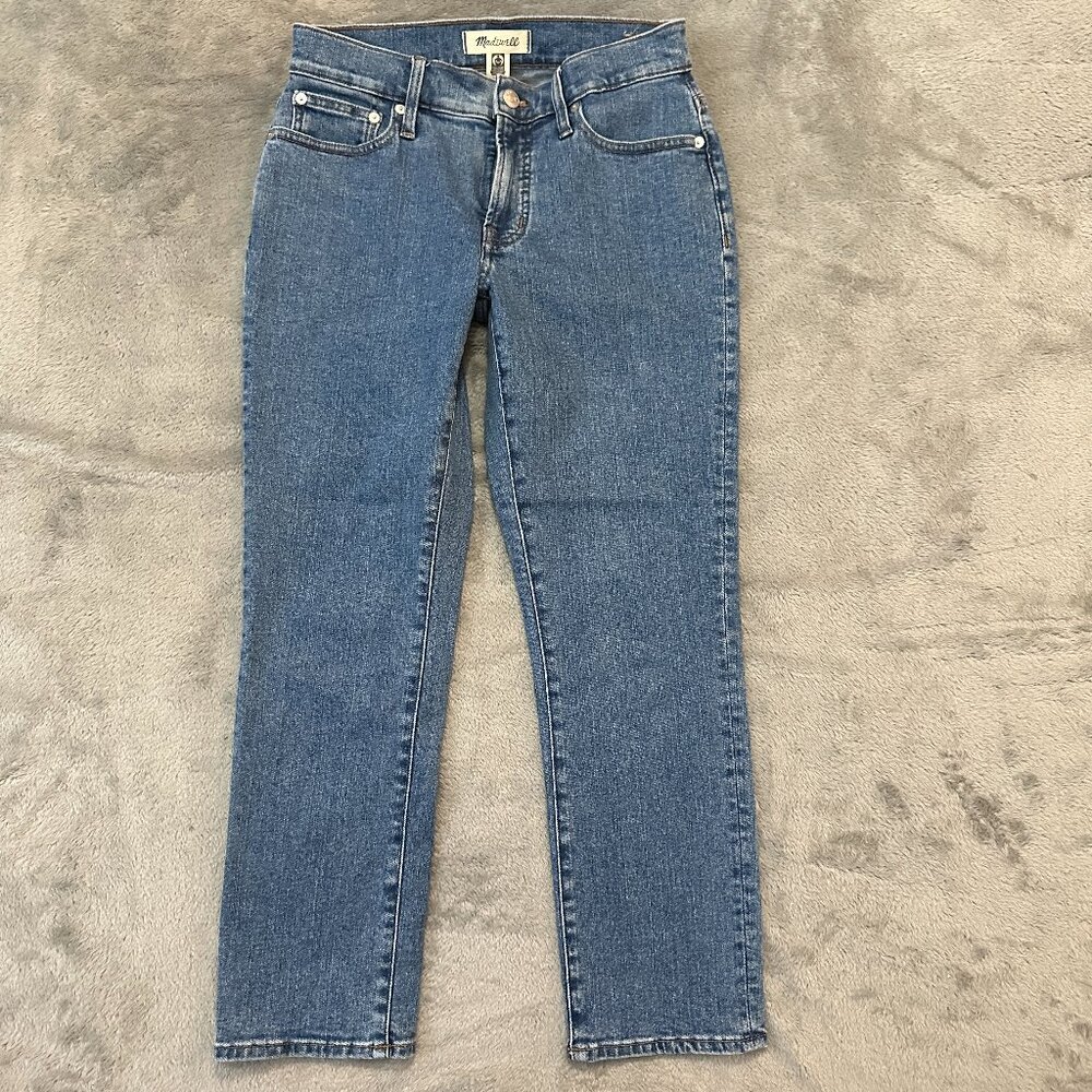 Madewell The Mid Rise Perfect Vintage Jeans Straight Leg 25 Petite 25P